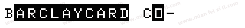 Barclaycard Co字体转换